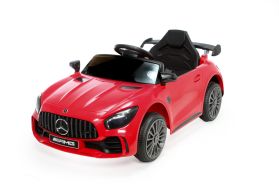 12V Gelicenseerde Mercedes GTR Ride On Car Rood