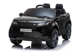 12V Gelicenseerde Zwarte Range Rover Evoque Ride On Car