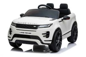 12V Gelicenseerde Wit Range Rover Evoque Ride On Car
